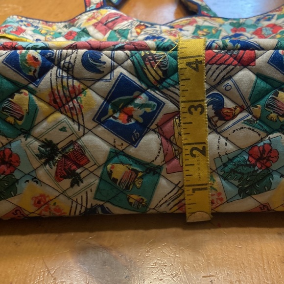 Vera Bradley Cuban Stamps Pattern Tote - Picture 10 of 14